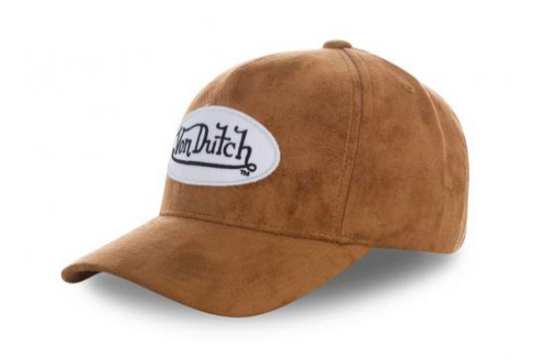 VON DUTCH Boné Baseball em pele camurça