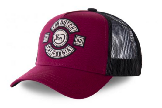 VON DUTCH Boné  BASEBALL ,com rede  BIKER BORDEAUX